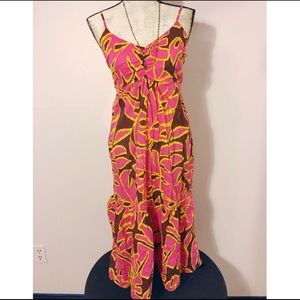 100% cotton spaghetti strap dress